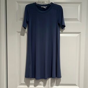 Elegant Blue Women's Dress